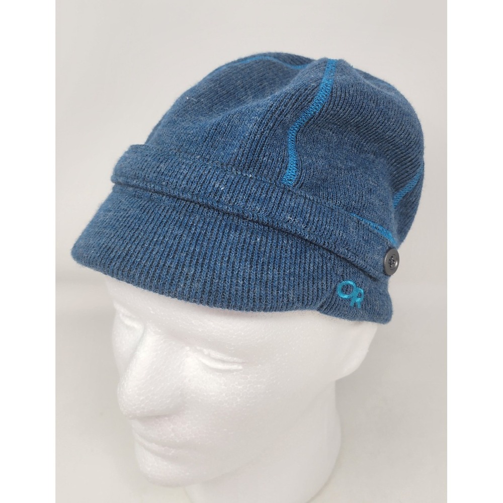 Outdoor Research Flurry Cap Women's S/M Blue Wool Blend